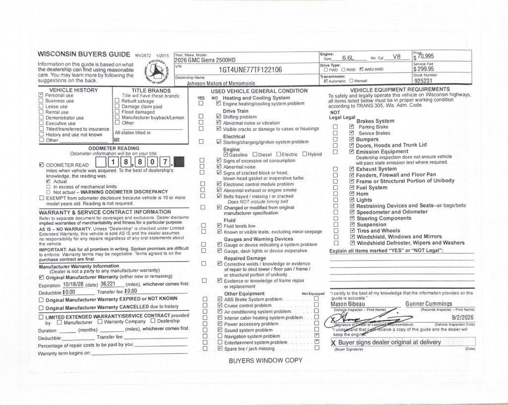 2026 GMC Sierra 2500 HD SLT