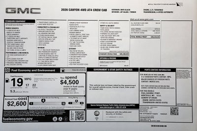 2026 GMC Canyon AT4