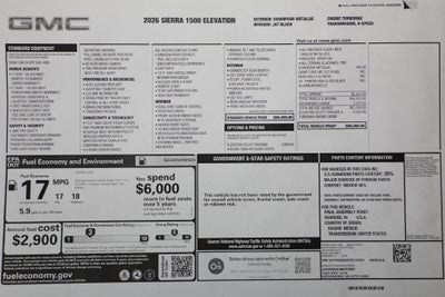 2026 GMC Sierra 1500 Elevation