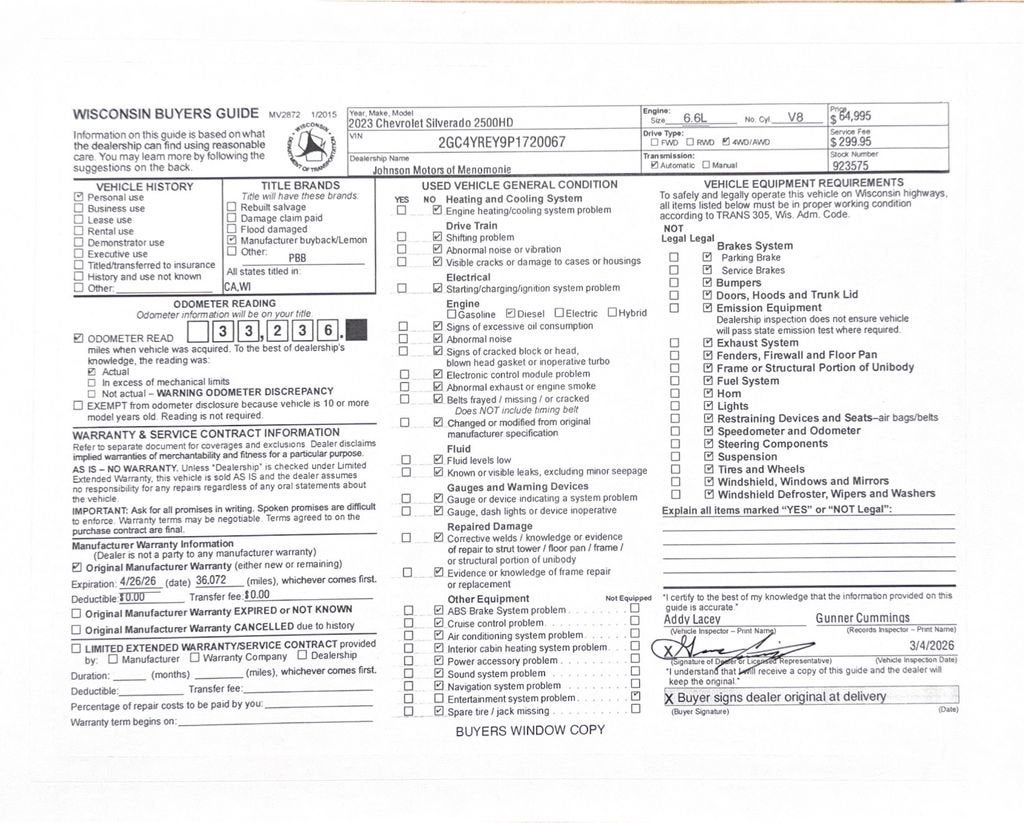 2023 Chevrolet Silverado 2500 HD High Country