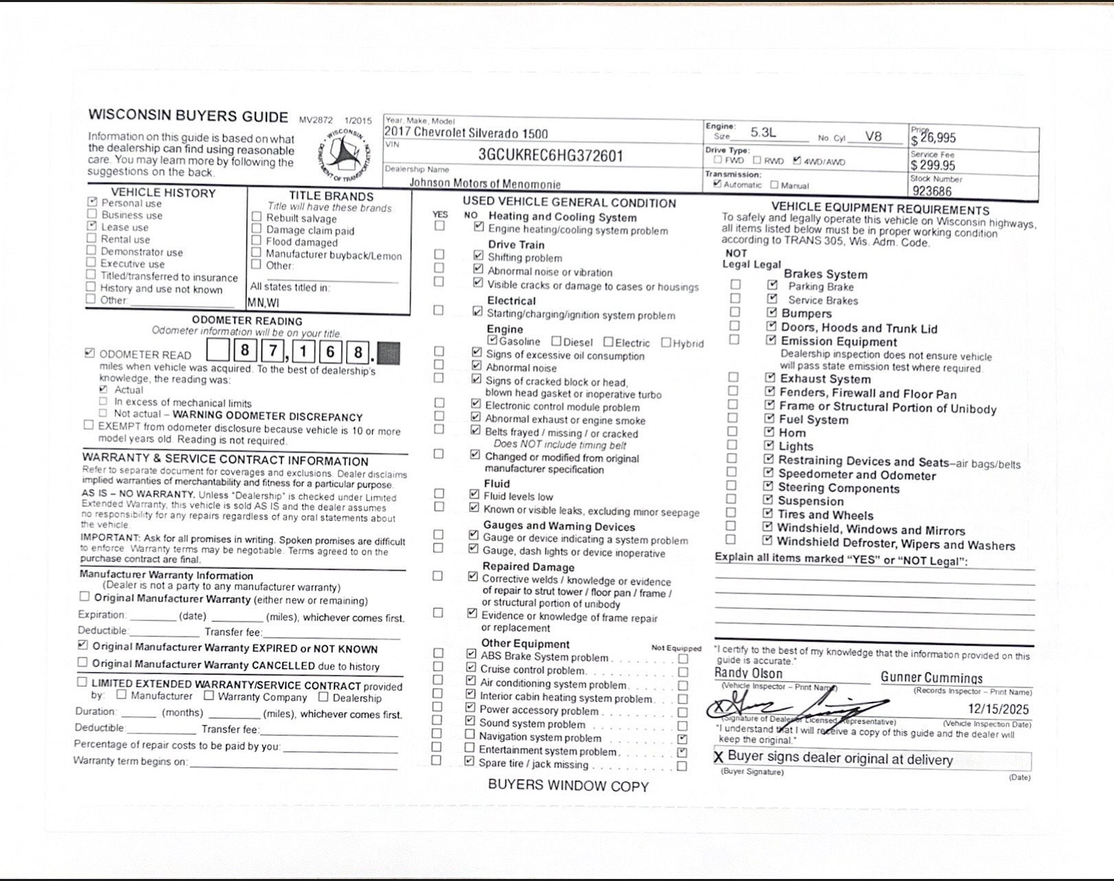 2017 Chevrolet Silverado 1500 LT