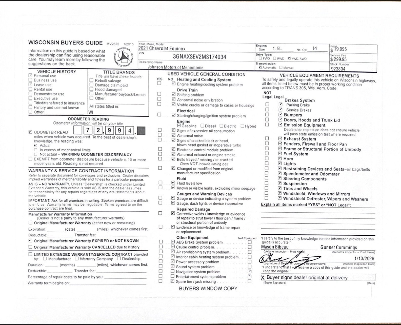2021 Chevrolet Equinox LS