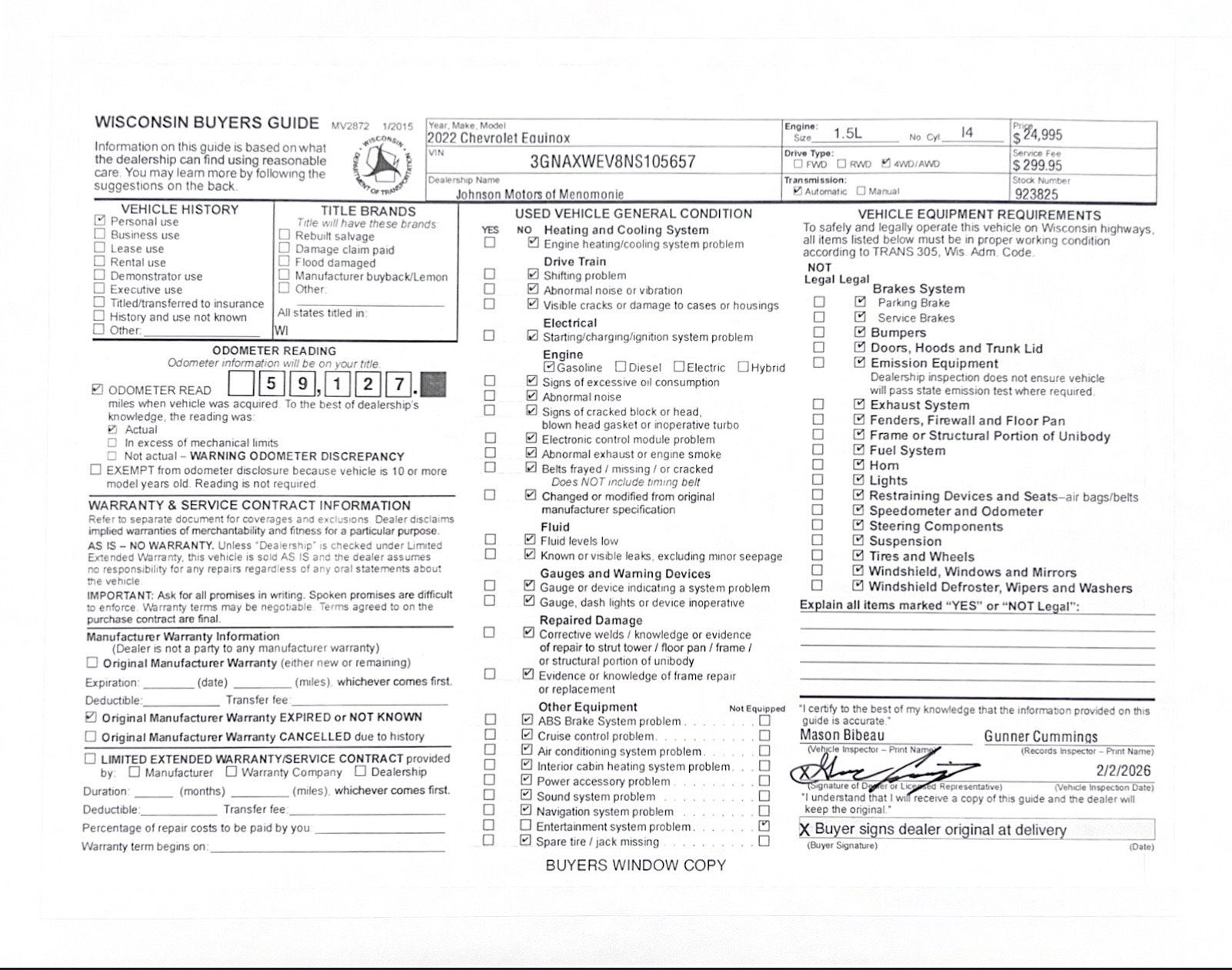 2022 Chevrolet Equinox RS