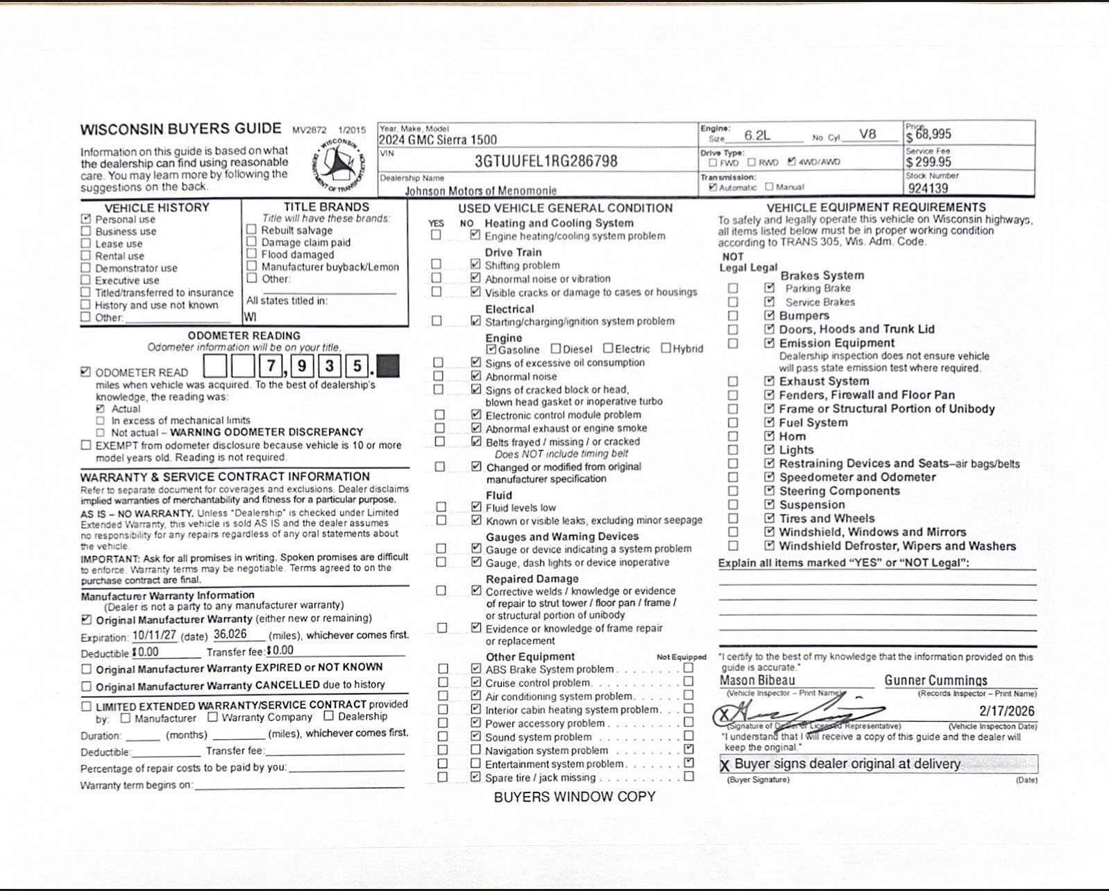 2024 GMC Sierra 1500 AT4X