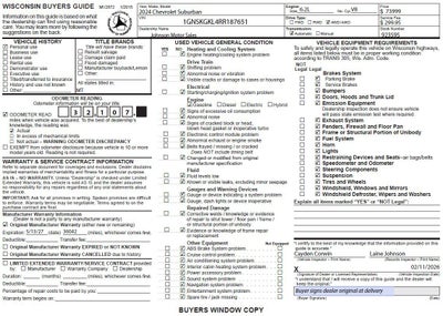 2024 Chevrolet Suburban High Country