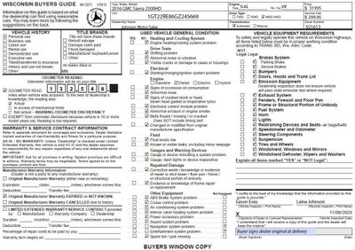 2016 GMC Sierra 2500 HD 4WD Double Cab 144.2"