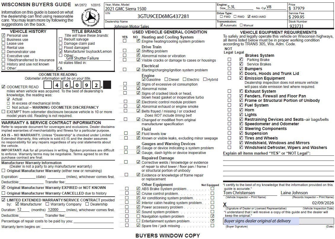 2021 GMC Sierra 1500 Elevation