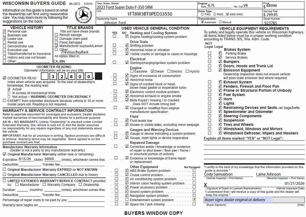2023 Ford F-350SD Lariat