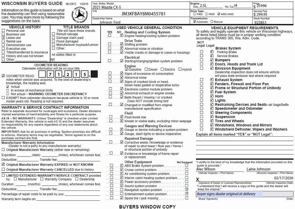2021 Mazda Mazda CX-5 Grand Touring Reserve