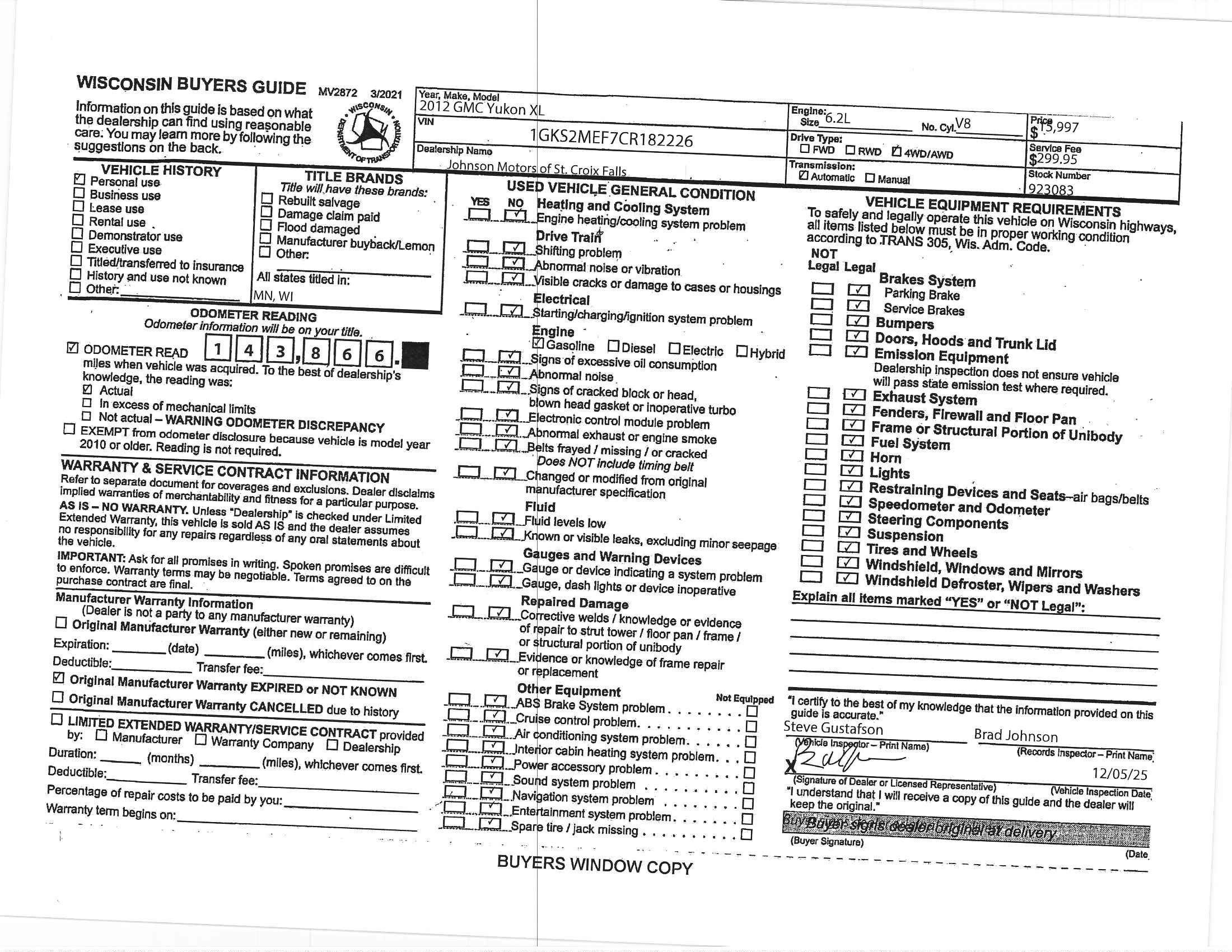 2012 GMC Yukon XL Denali