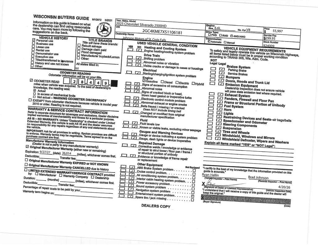 2025 Chevrolet Silverado 2500 HD Custom