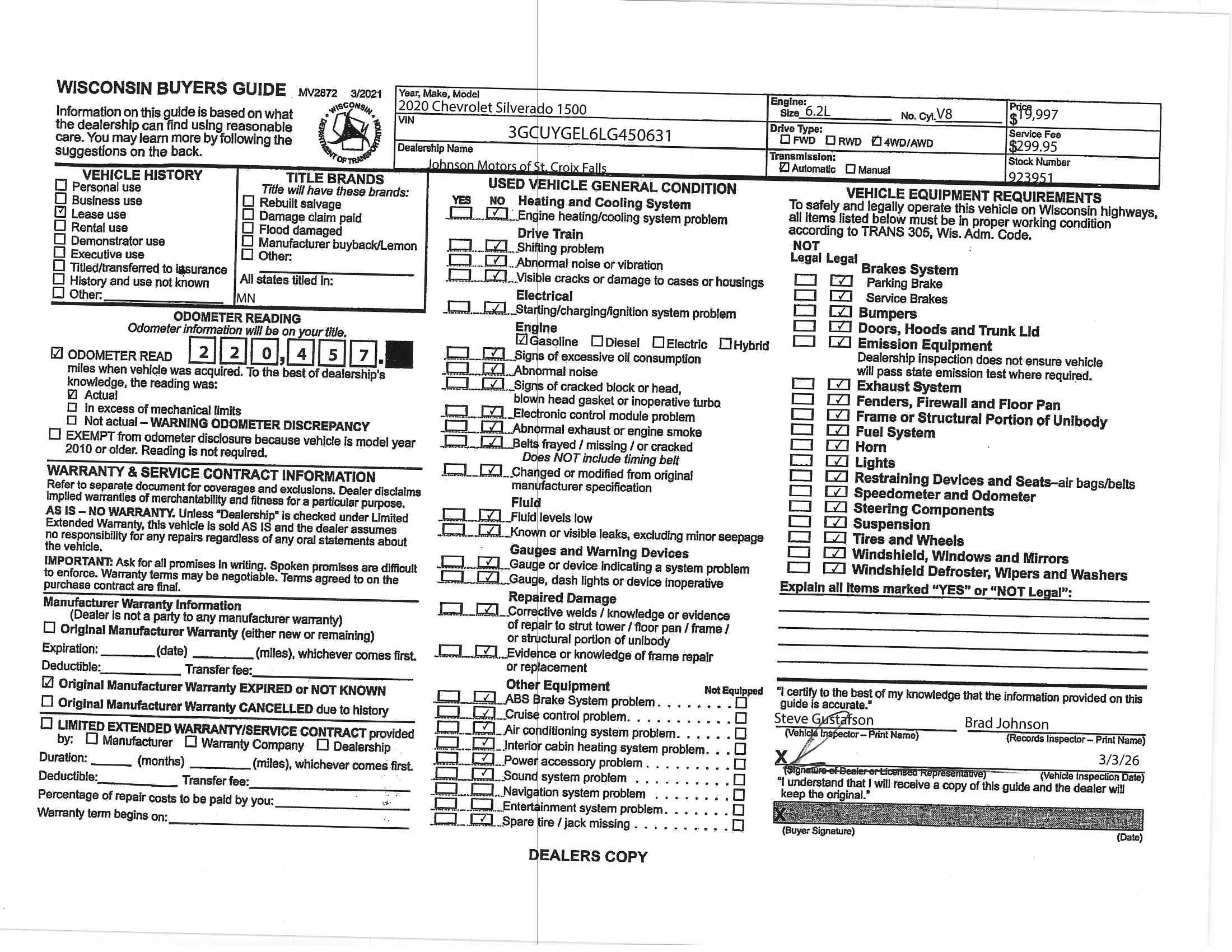 2020 Chevrolet Silverado 1500 LTZ
