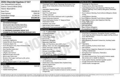 2026 Chevrolet Equinox LT