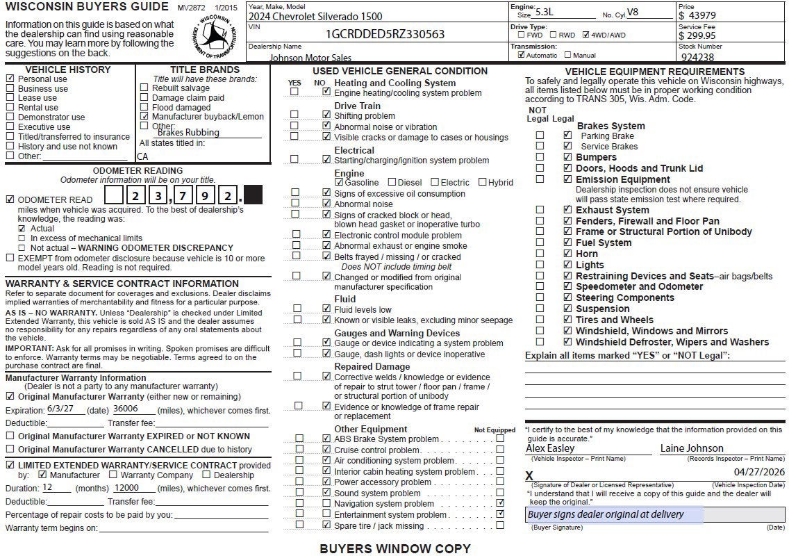 2024 Chevrolet Silverado 1500 LT