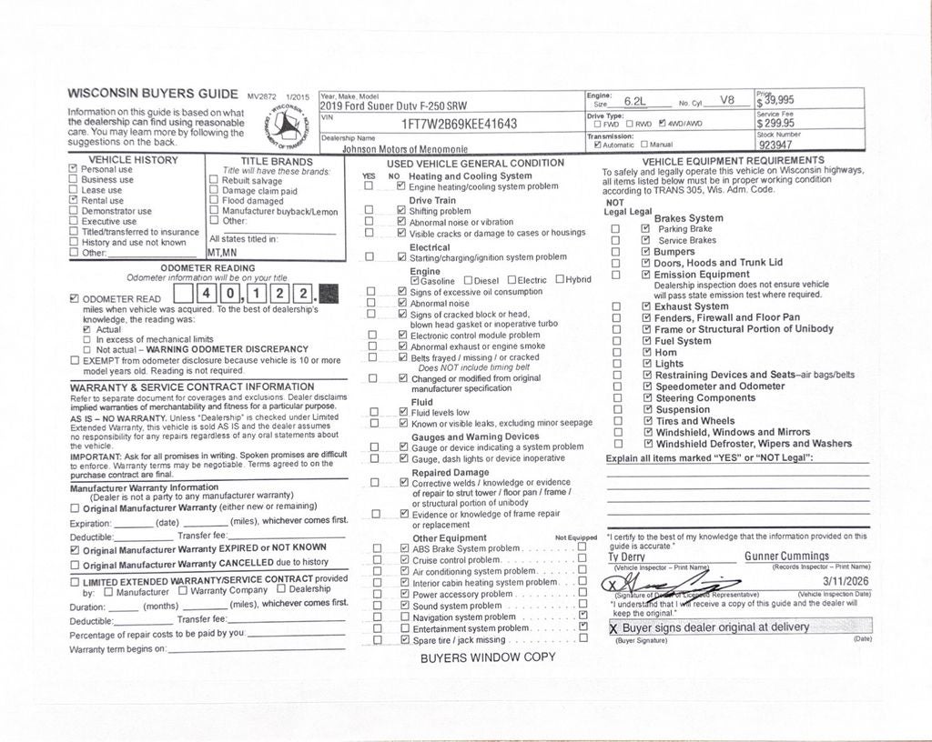 2019 Ford F-250SD XLT