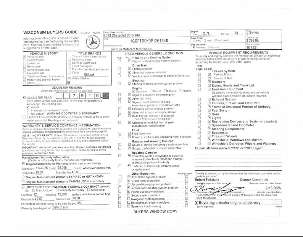 2023 Chevrolet Colorado Z71
