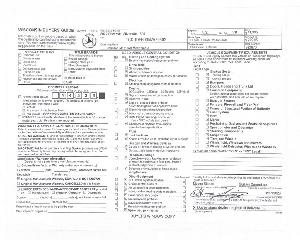 2022 Chevrolet Silverado 1500 RST