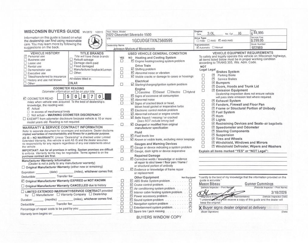 2022 Chevrolet Silverado 1500 LTZ