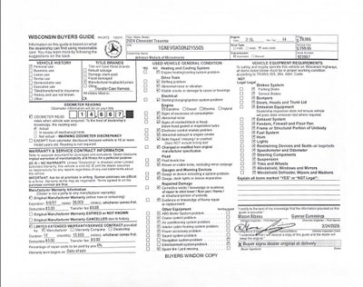 2024 Chevrolet Traverse LT 2LT