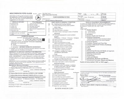 2021 Chevrolet Traverse LT 1LT