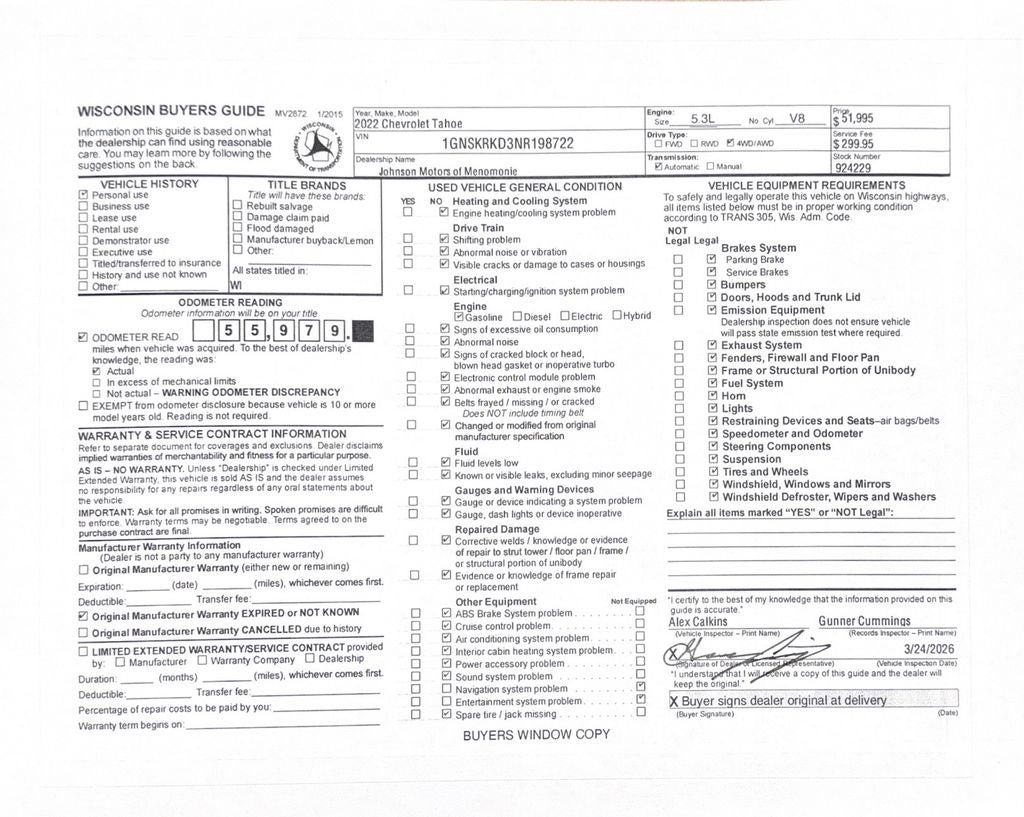 2022 Chevrolet Tahoe RST