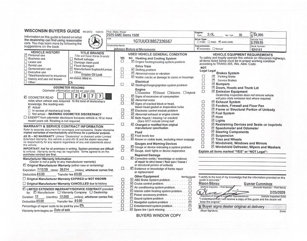 2025 GMC Sierra 1500 Elevation