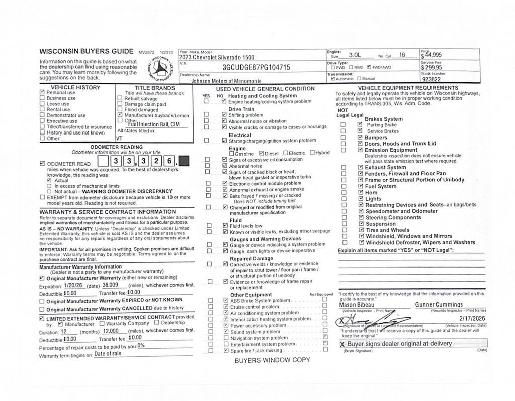 2023 Chevrolet Silverado 1500 LTZ