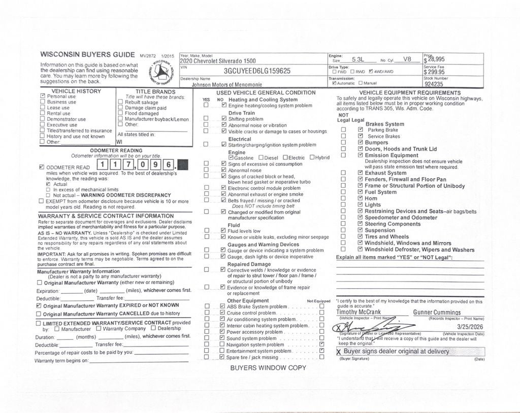 2020 Chevrolet Silverado 1500 RST