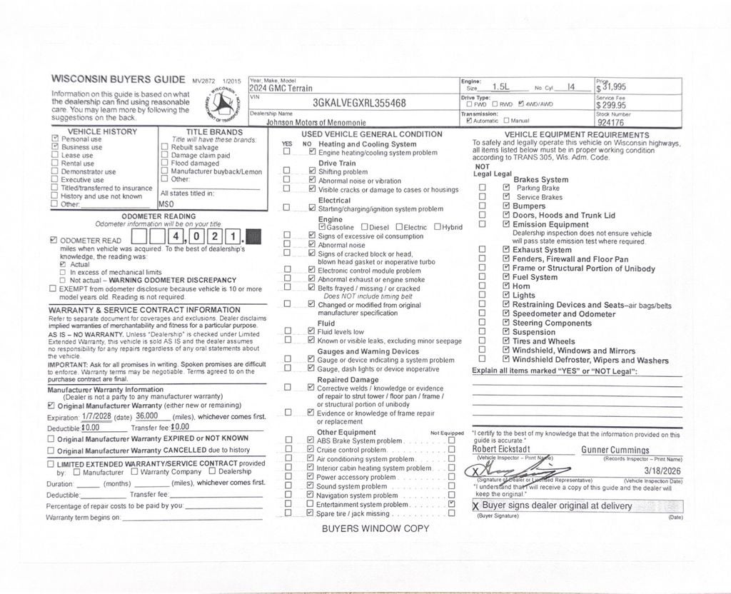 2024 GMC Terrain SLT