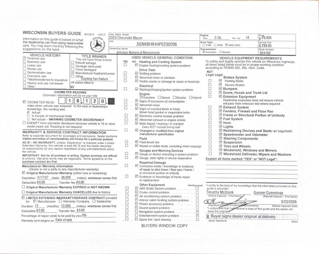 2023 Chevrolet Blazer LT