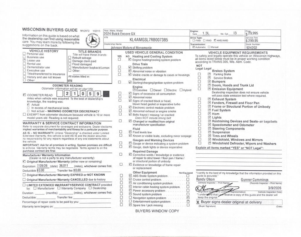 2024 Buick Encore GX Avenir